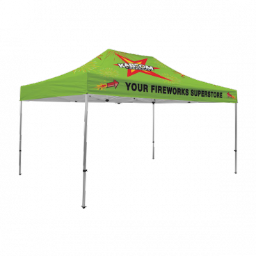 15FT CUSTOM PRINTED TENT - ALUMINUM