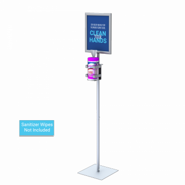 HAND SANITIZER WIPE STAND