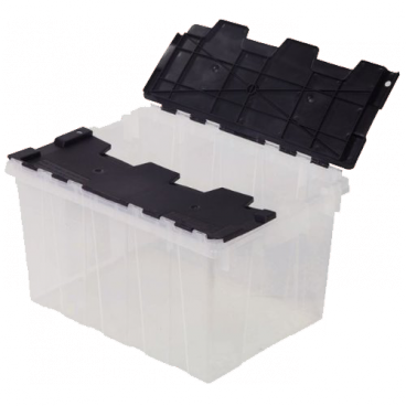 Clear Plastic Bin with Lid